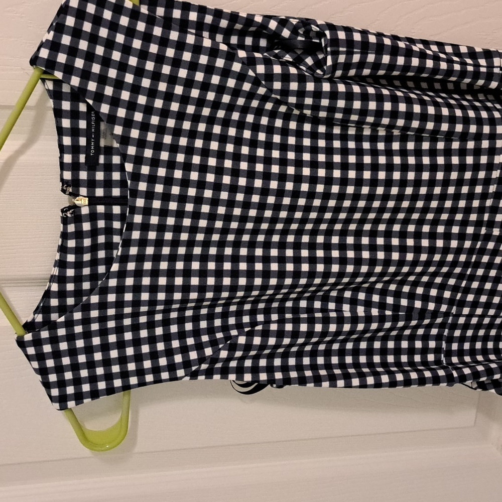 Women's Tommy Hilfiger jumpsuit, Size-4, Zippered back, Sleeveless, navy/white